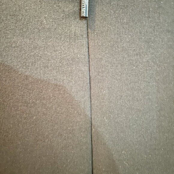 Karl Lagerfeld black dress with ivory ruffled sleeves NWT - Picture 3 of 7